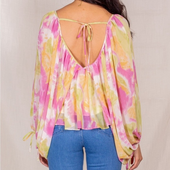 Nwt Boutique P Cill colorful blouse size extra small - Picture 3 of 7